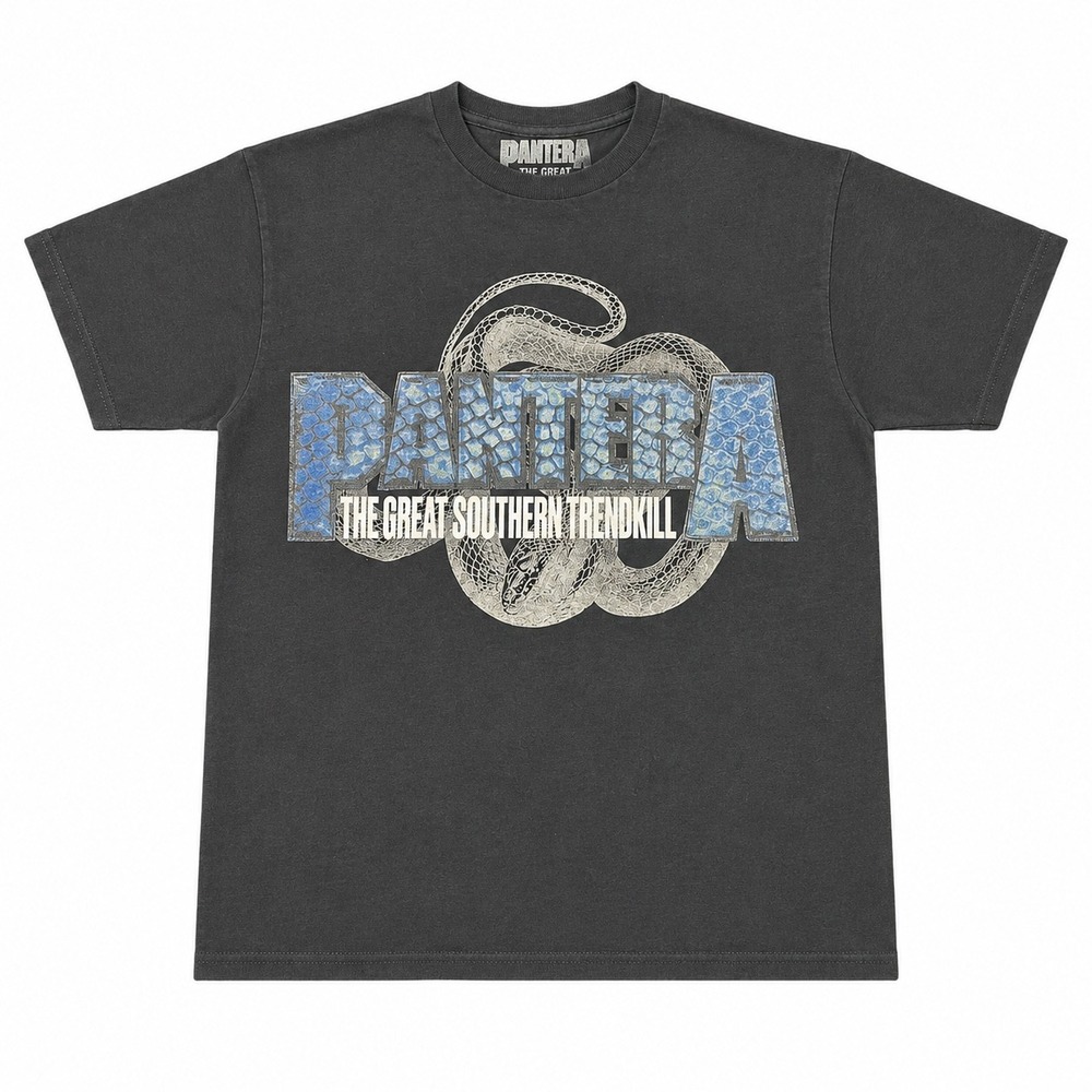 Pantera The Great Southern Trendkill Shirt Charcoal Gray Graphic Band Tee S M
